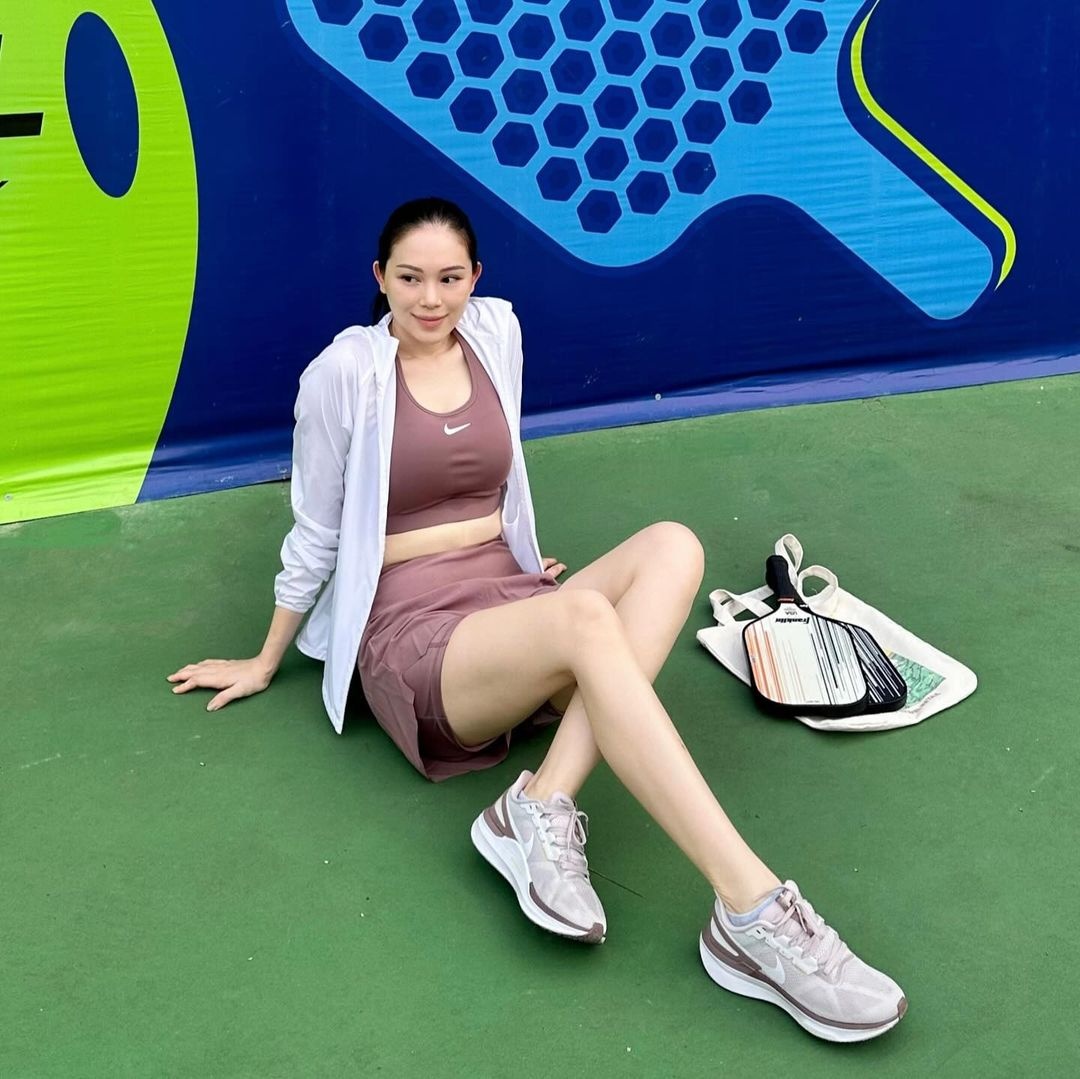 Thanh Thanh Huyen,  Linh Rin,  hot girl,  Hat Mit,  san cau long,  pickleball for beginners,  vot tennis anh 3