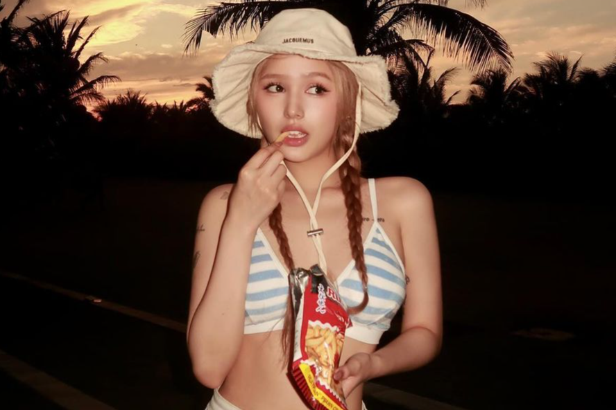 Xoai Non khoe dang, lo hinh xam ben bien hinh anh