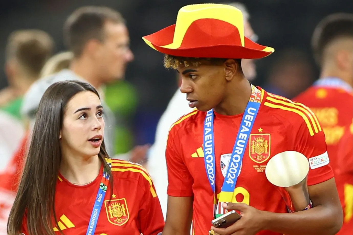 Lamine Yamal,  Alex Padilla,  ban gai cau thu,  WAG,  chung ket euro,  ban gai Lamine Yamal,  Tay Ban Nha,  ngoai tinh anh 1