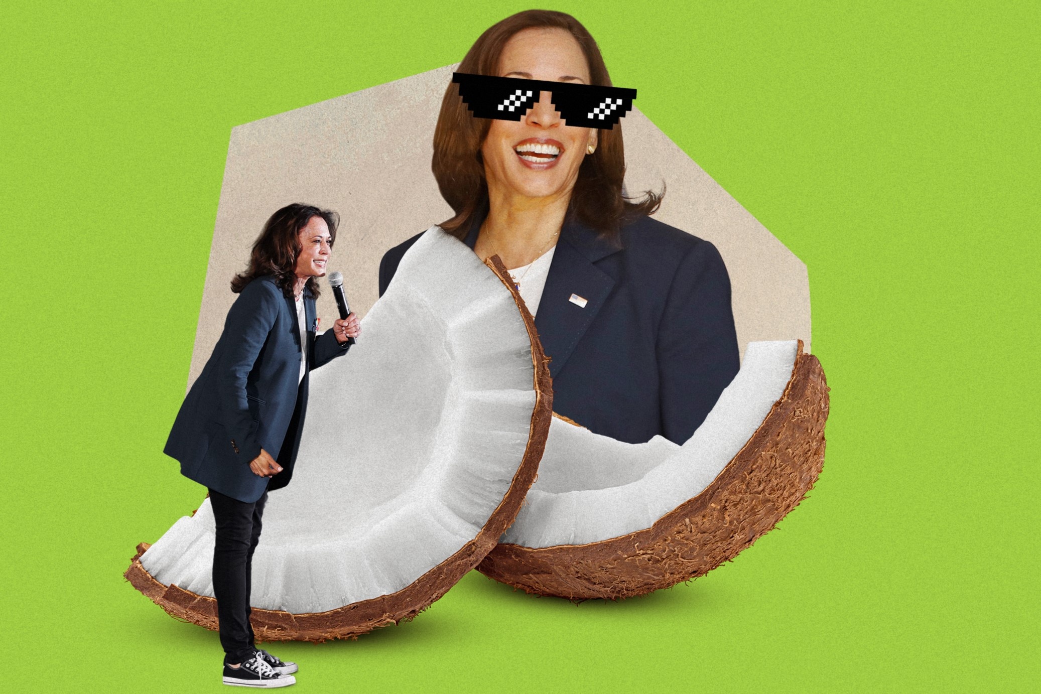 Meme 'trai dua' cua ba Harris sap mat tac dung hinh anh