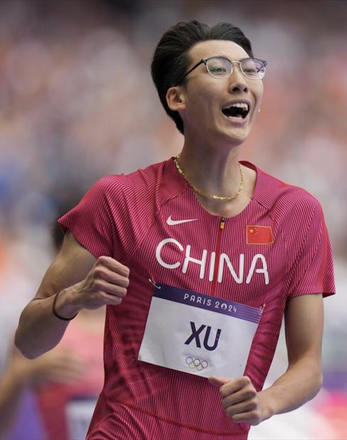 nguoi bay deo kinh,  Xu Zhuoyi,  Stephen Nedoroscik,  MXH,  Olympic My,  Olympic Trung Quoc anh 3