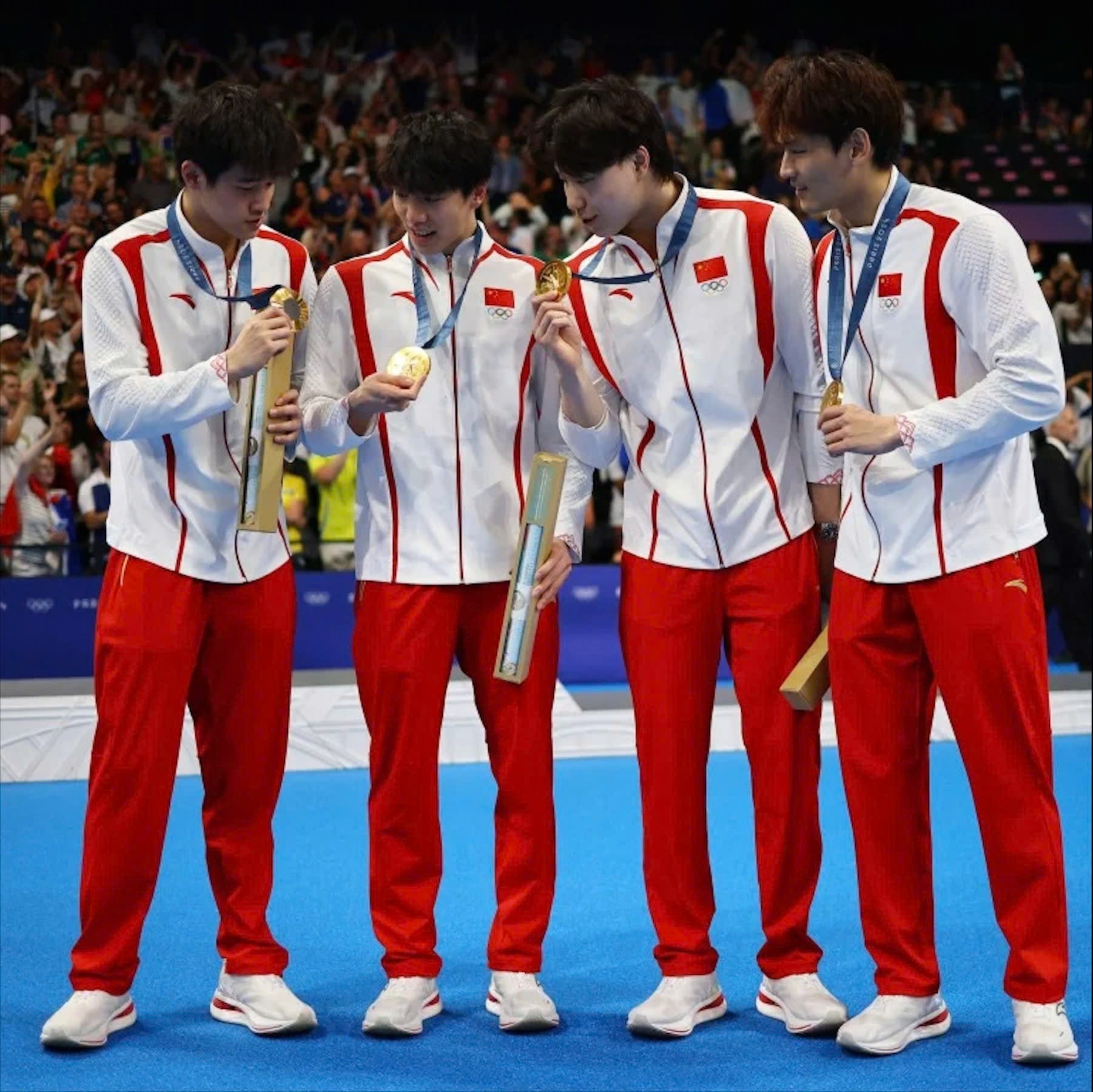 Olympic Paris 2024,  Nyjah Huston,  Sun Jiajun,  Olympic Bac Kinh,  boi loi Trung Quoc,  huy chuong vang,  huy chuong Olympic,  huy chuong vang Olympic anh 6