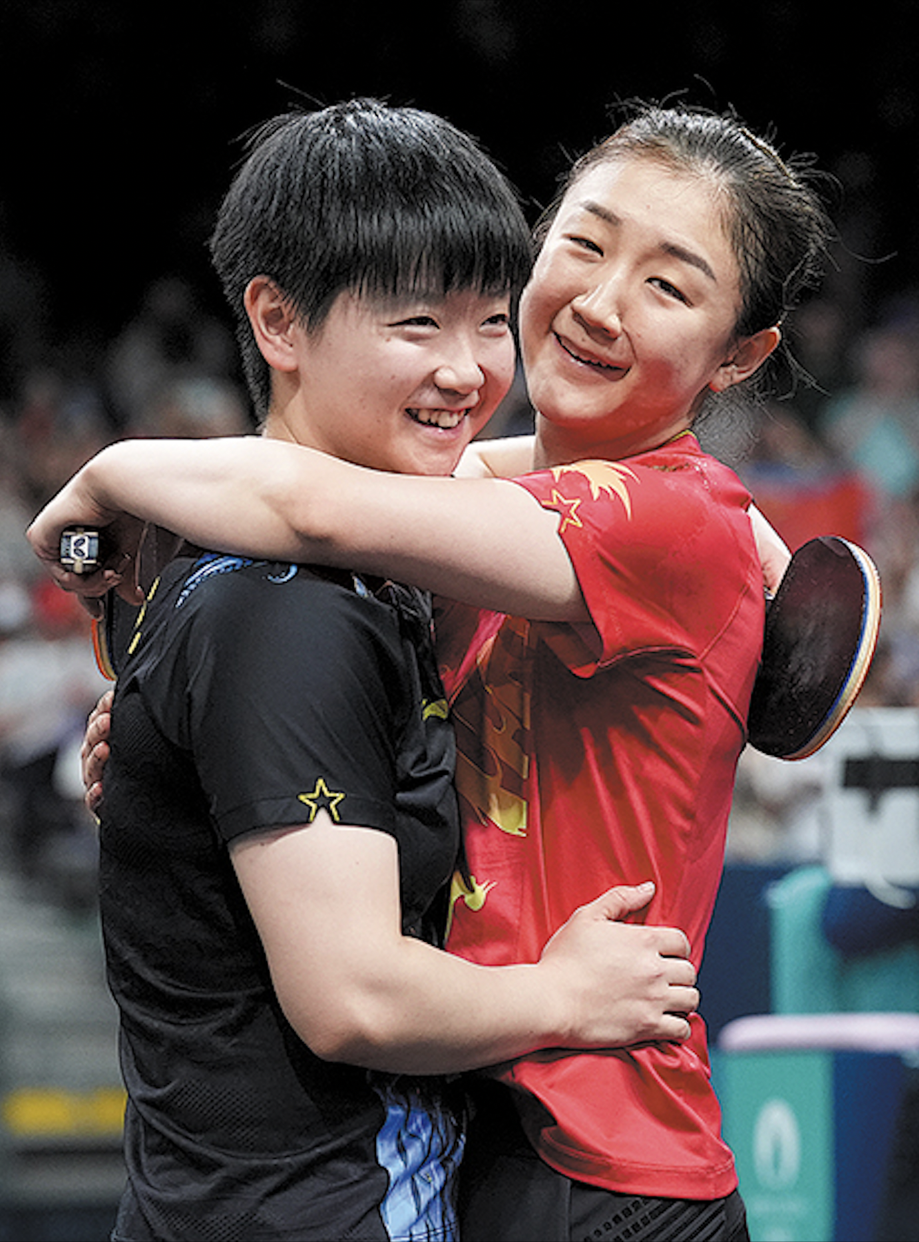 Pan Zhanle,  Olympic Trung Quoc,  Yingsha,  Chen Meng,  VDV Olympic,  fan cuong anh 6