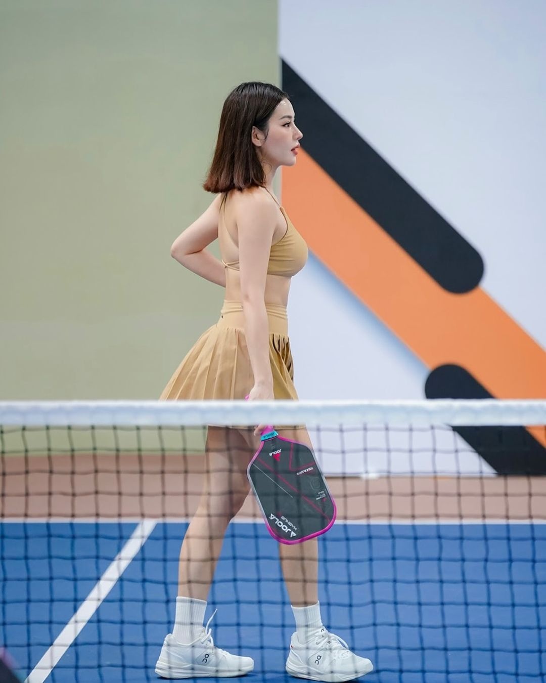 pickleball la gi,  trang phuc pickleball,  pickleball phot,  Quynh Kool pickleball,  Milan Pham pickleball anh 8