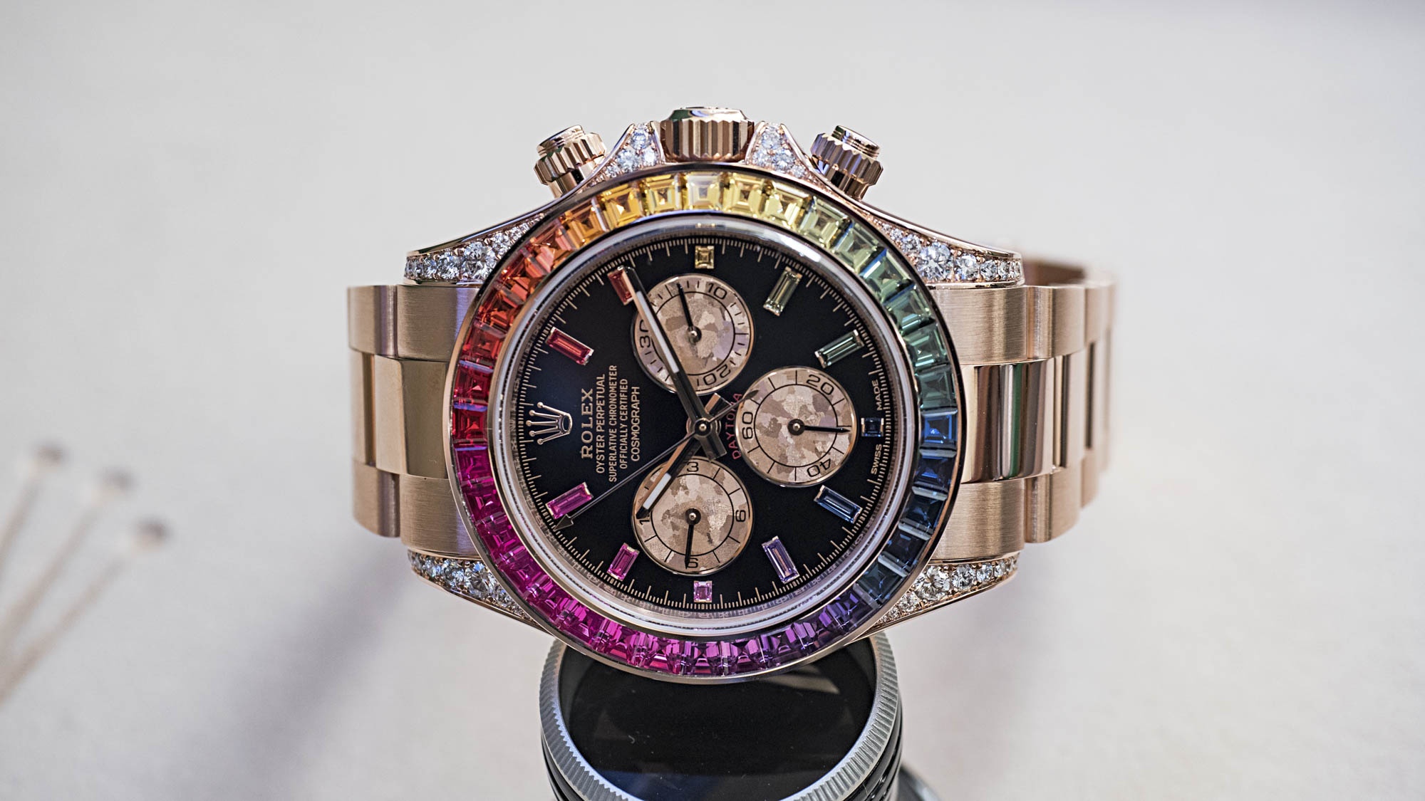 Rolex Rainbow Daytona,  Rainbow Daytona,  Rolex Daytona,  Tran Thanh,  Ronaldo,  dau gia,  dau gia dong ho anh 5