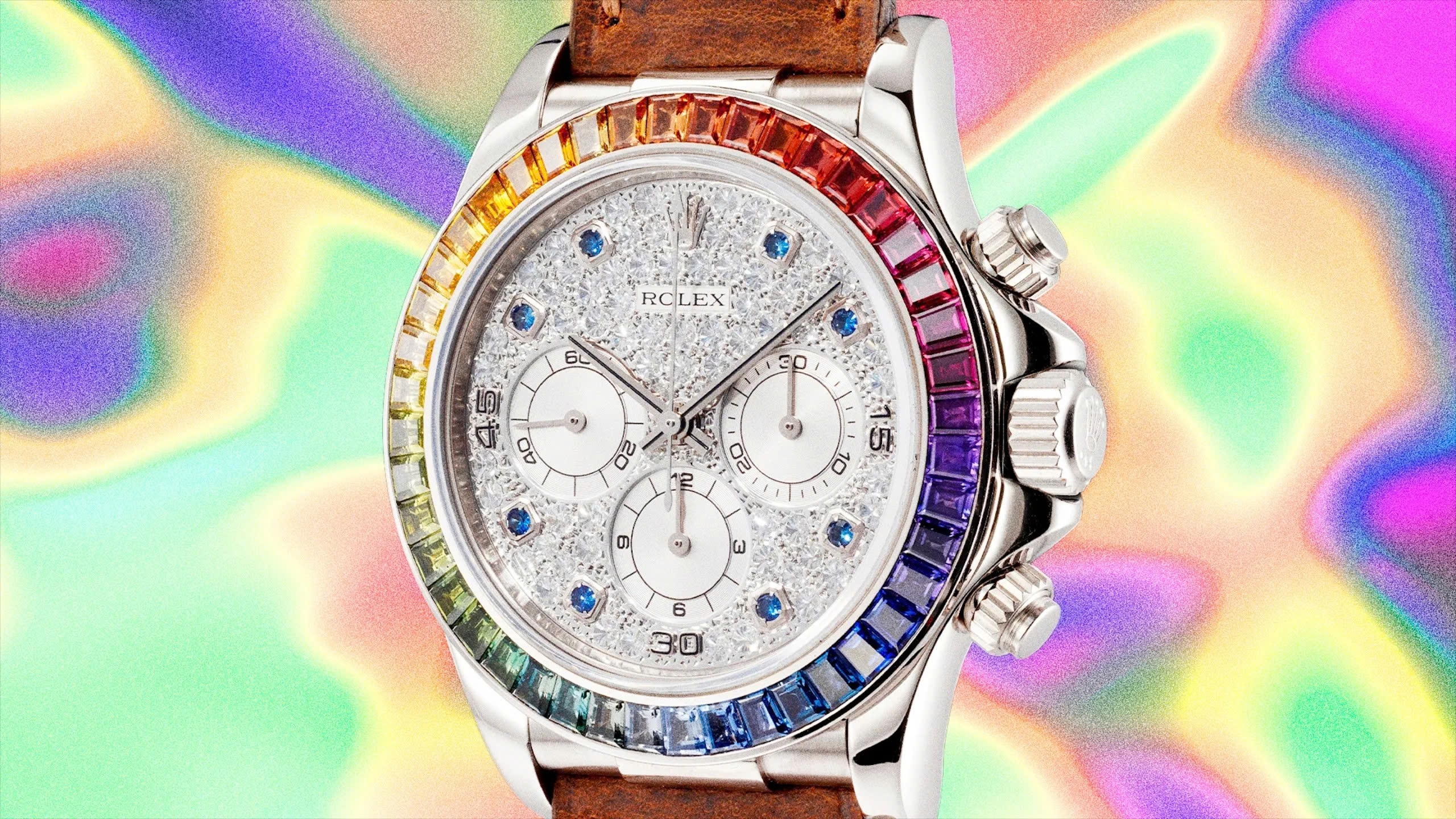 Rolex Rainbow Daytona,  Rainbow Daytona,  Rolex Daytona,  Tran Thanh,  Ronaldo,  dau gia,  dau gia dong ho anh 1