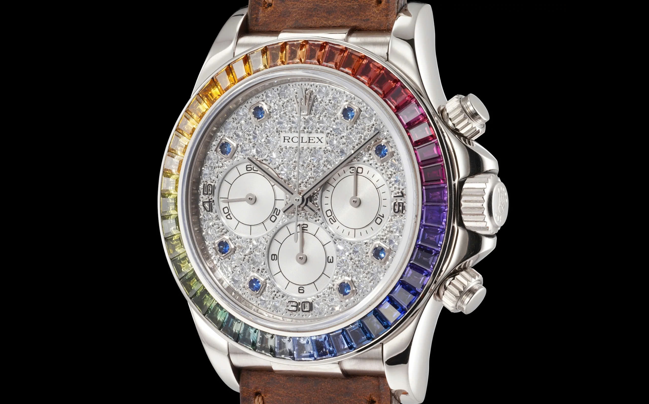 Rolex Rainbow Daytona,  Rainbow Daytona,  Rolex Daytona,  Tran Thanh,  Ronaldo,  dau gia,  dau gia dong ho anh 2