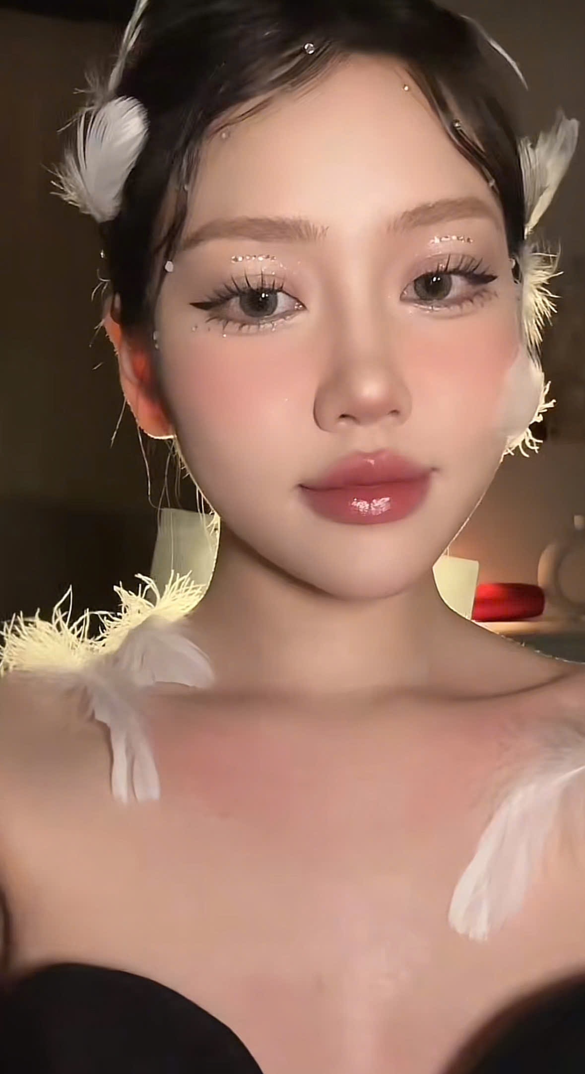 makeup thien nga,  thien nga trang,  thien nga den,  Lo Lem,  DJ Mie,  Quynh Thi,  Bau Krysie anh 9