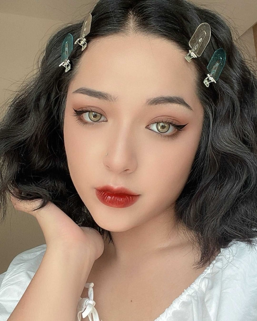 lam dep Trung Quoc,  Douyin,  makeup Trung Quoc,  makeup Douyin,  Focallure,  Colorkey,  Judydoll,  Perfect Diary,  Zeesea anh 4