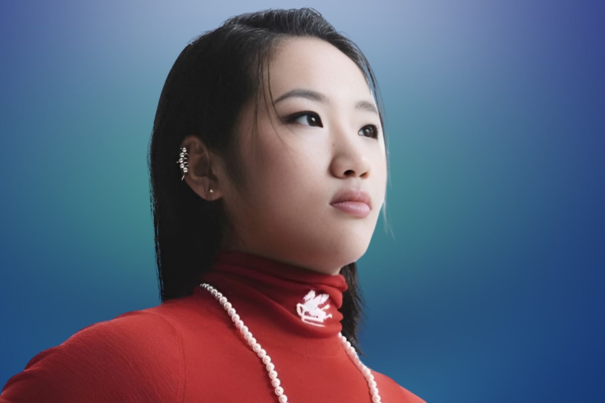 Hot girl cau long Han Quoc lot xac hinh anh