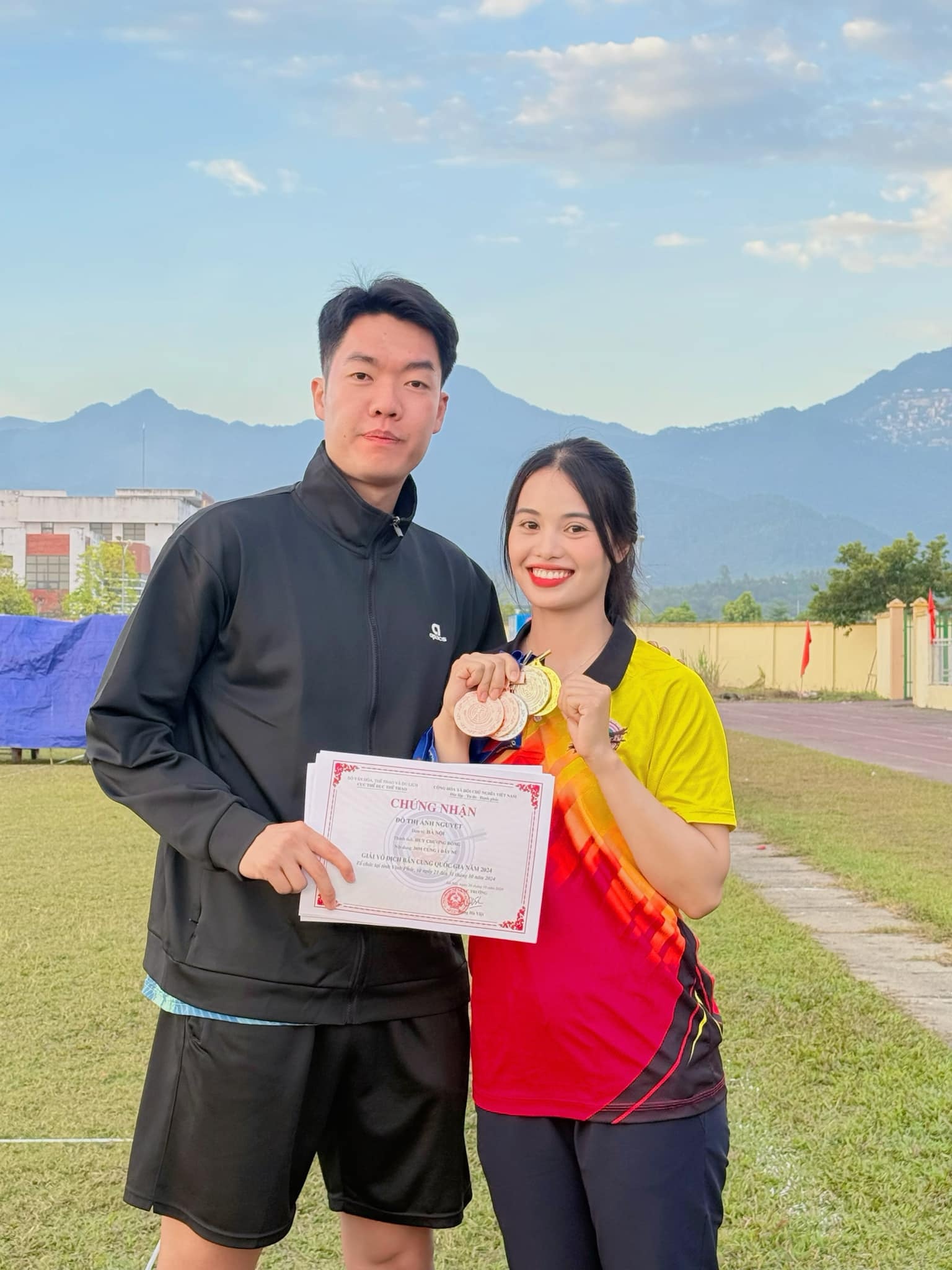 Do Thi Anh Nguyet,  hot girl ban cung,  hot girl the thao,  Le Duc Phat,  tinh yeu,  cap doi the thao anh 4