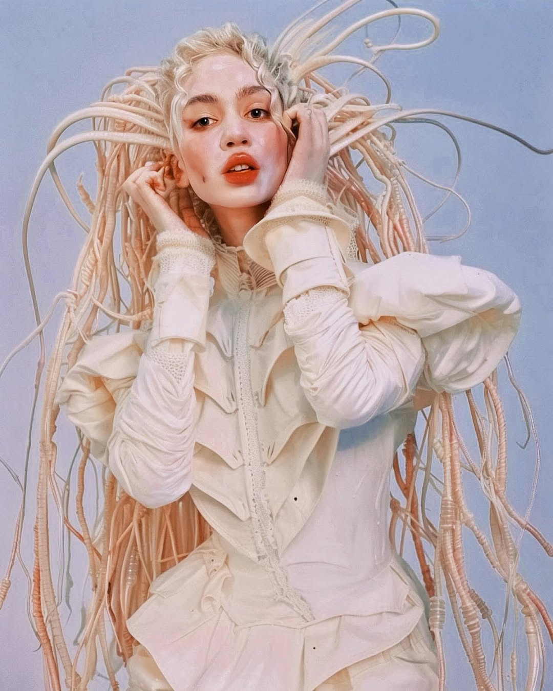 Grimes,  Elon Musk,  ban gai Elon Musk,  con Elon Musk,  Christie’s,  Mac Boucher anh 4