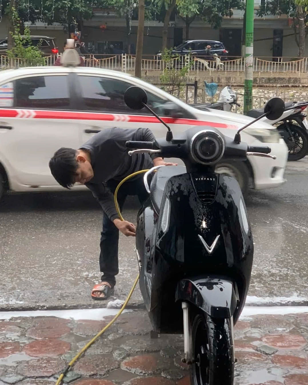 cam xe xang,  oto dien,  xe may dien,  tram sac TPHCM,  xe dien TPHCM anh 1