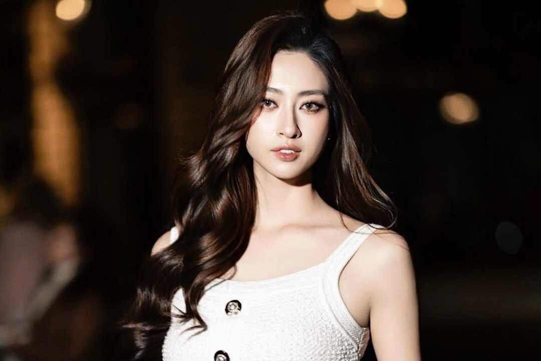 Hoa hau Luong Thuy Linh nhat nhoa hinh anh