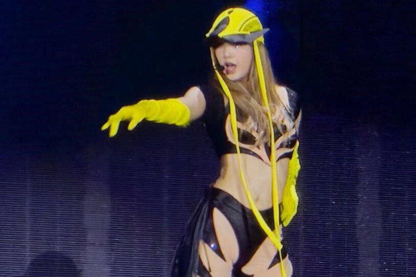 Trang phuc gay hieu lam cua Lisa hinh anh