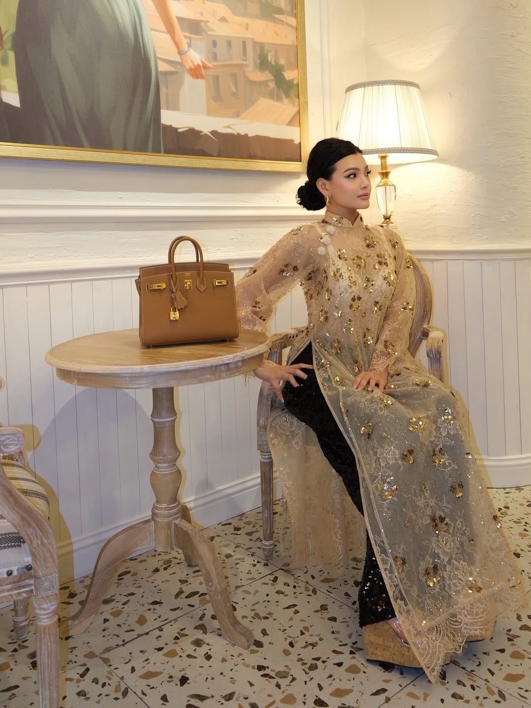 ao,  ao dai,  ao ba ba,  ao dai cach tan,  local brand anh 1