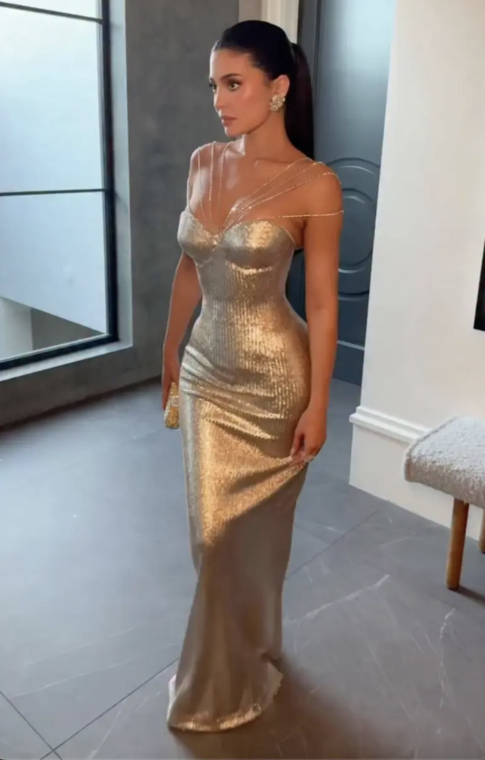 Kylie Jenner,  Qua Cau Vang 2026,  le trao giai anh 2