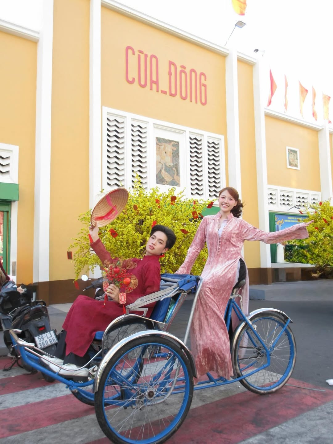 ao,  ao dai,  Tet,  phan cam,  xe sau anh 1