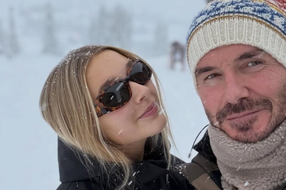 Mat moc cua con gai David Beckham hinh anh