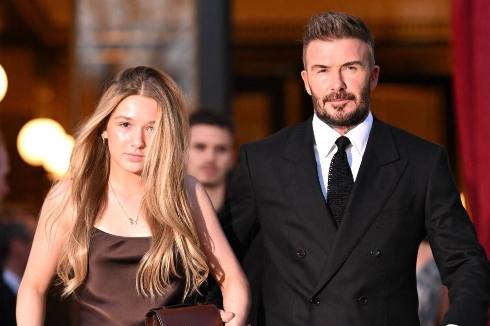 Con gai David Beckham chua duoc phep mac do bo sat hinh anh