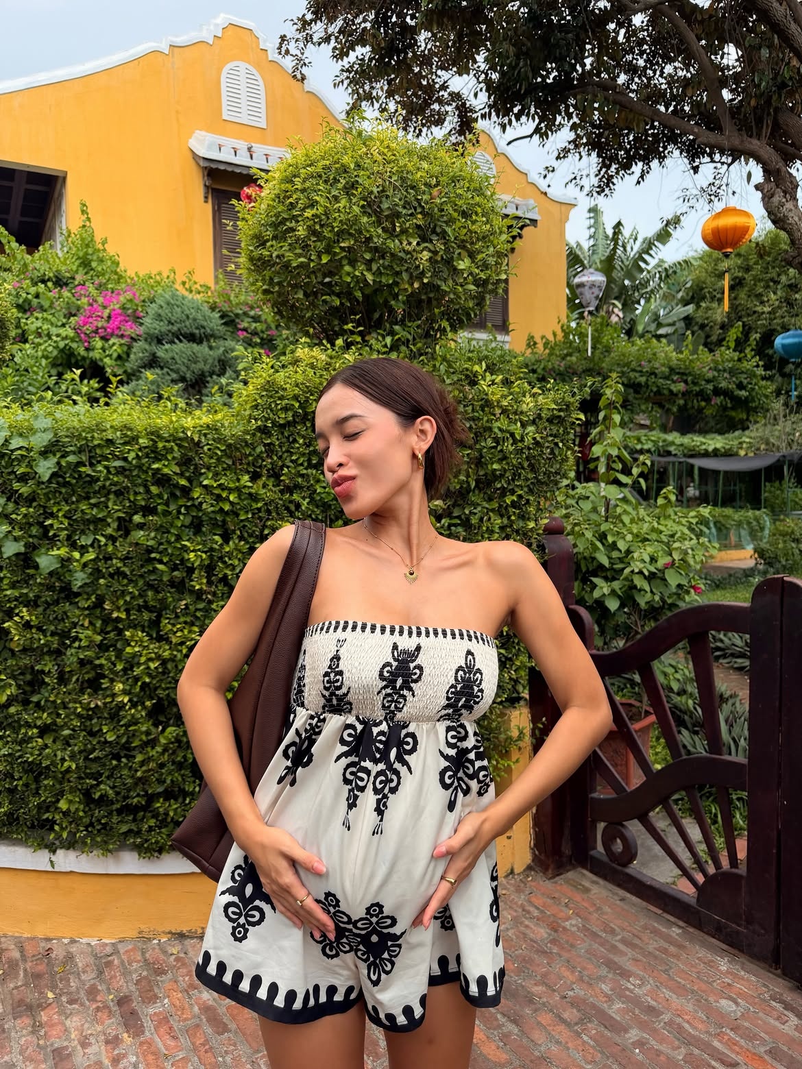 bầu,  tiểu thư,  thời trang,  mang thai ảnh 1
