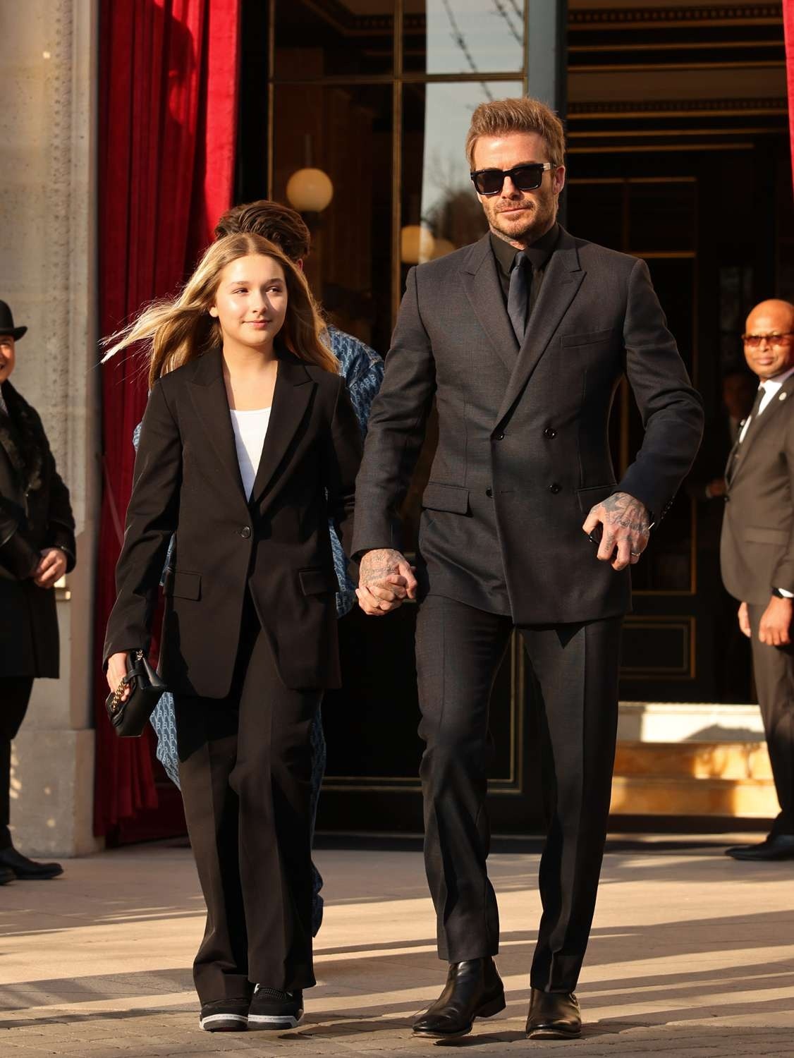 Beckham,  Harper Beckham,  tuần lễ thời trang,  Paris ảnh 7