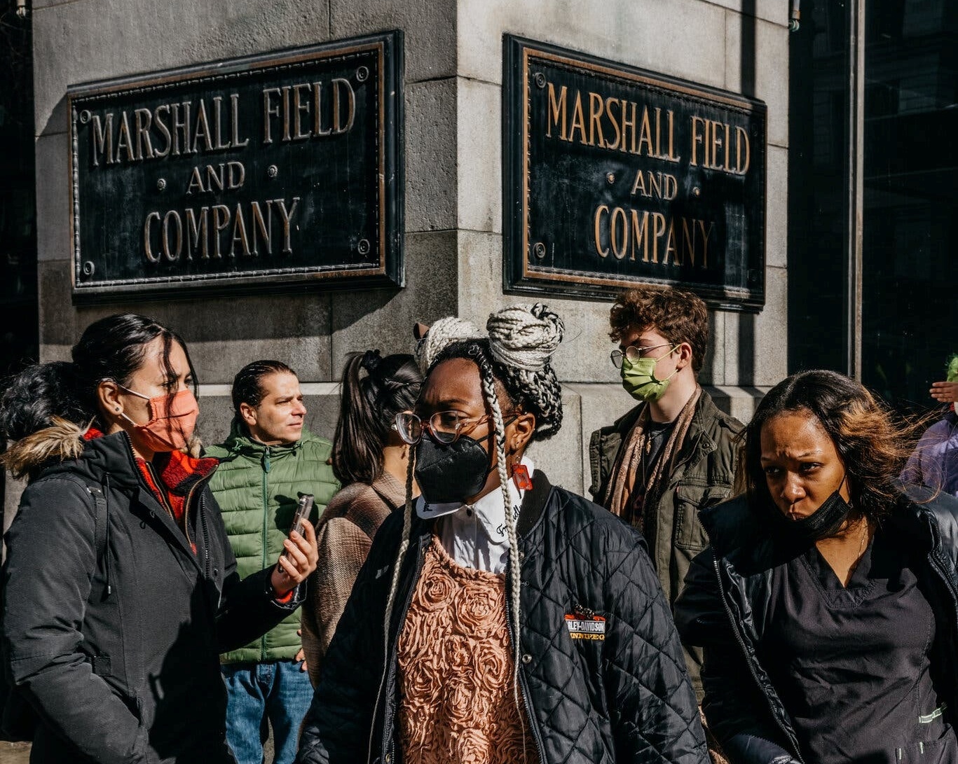 Nguoi My boi roi khi 'thoi dai khau trang' dan qua hinh anh