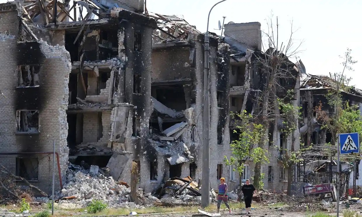 khung hoang Ukraine - Nga anh 1