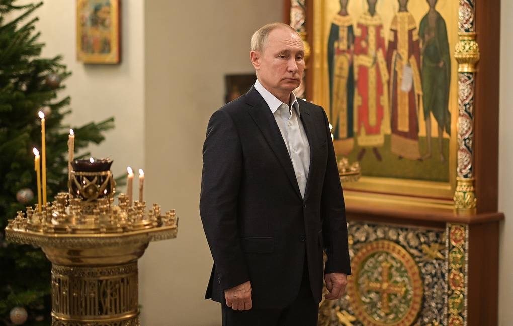 Ong Putin du le Giang sinh cua Chinh thong giao hinh anh