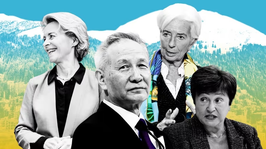 WEF Davos: Trien vong kinh te toan cau tuoi sang hon hinh anh