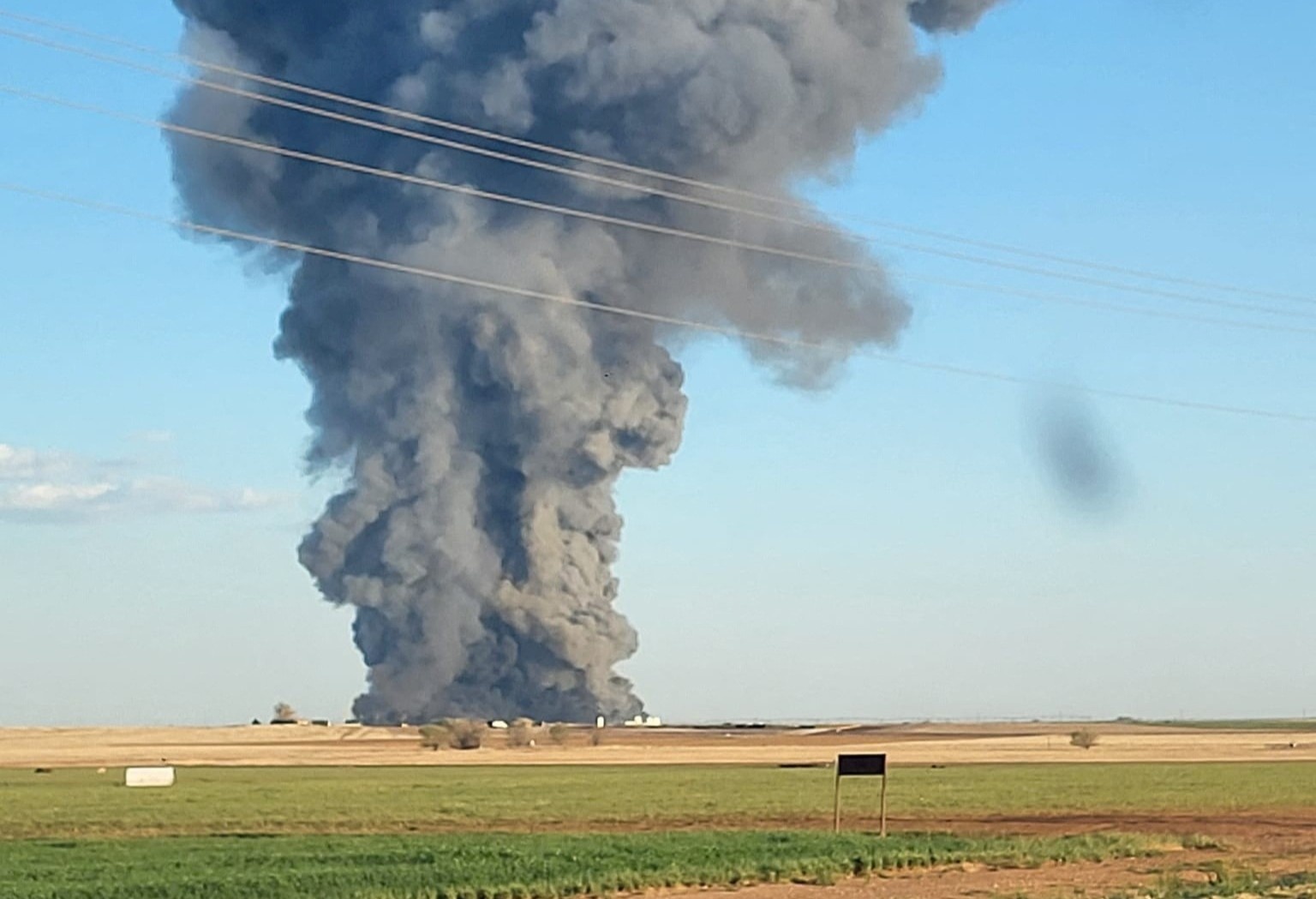 Hon 18.000 con bo chet chay tai trang trai o Texas hinh anh