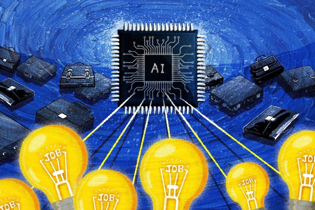 ‘Con lu AI’ de doa hon mot nua thi truong viec lam Trung Quoc hinh anh