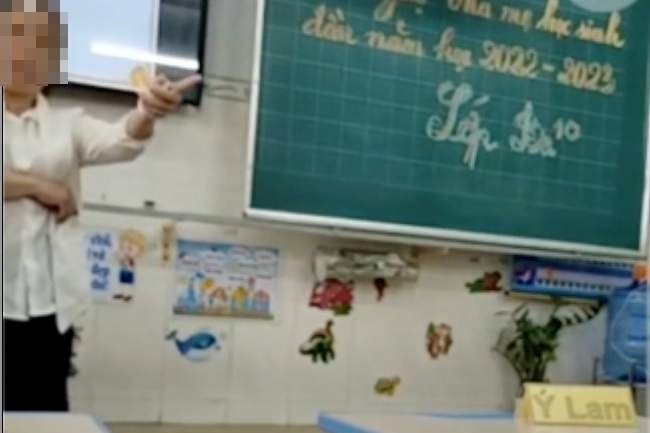 Dang sau clip 'phu huynh kho khan dung theo cai lop nay' hinh anh