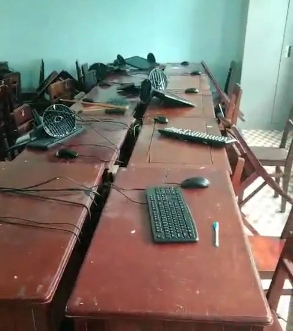 đập phá trường học ảnh 1 dap pha truong hoc anh 1