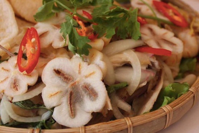 Goi mang cut xanh ngon mieng nhung ai khong nen an? hinh anh