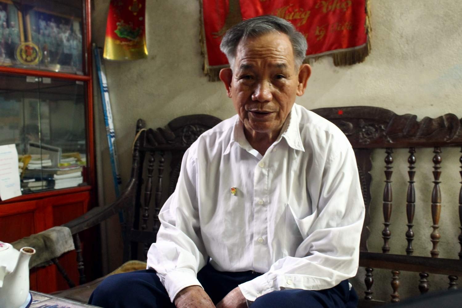 Ông Điều nhớ lại ký ức cùng đồng đội chiến đấu tại Điện Biên Phủ