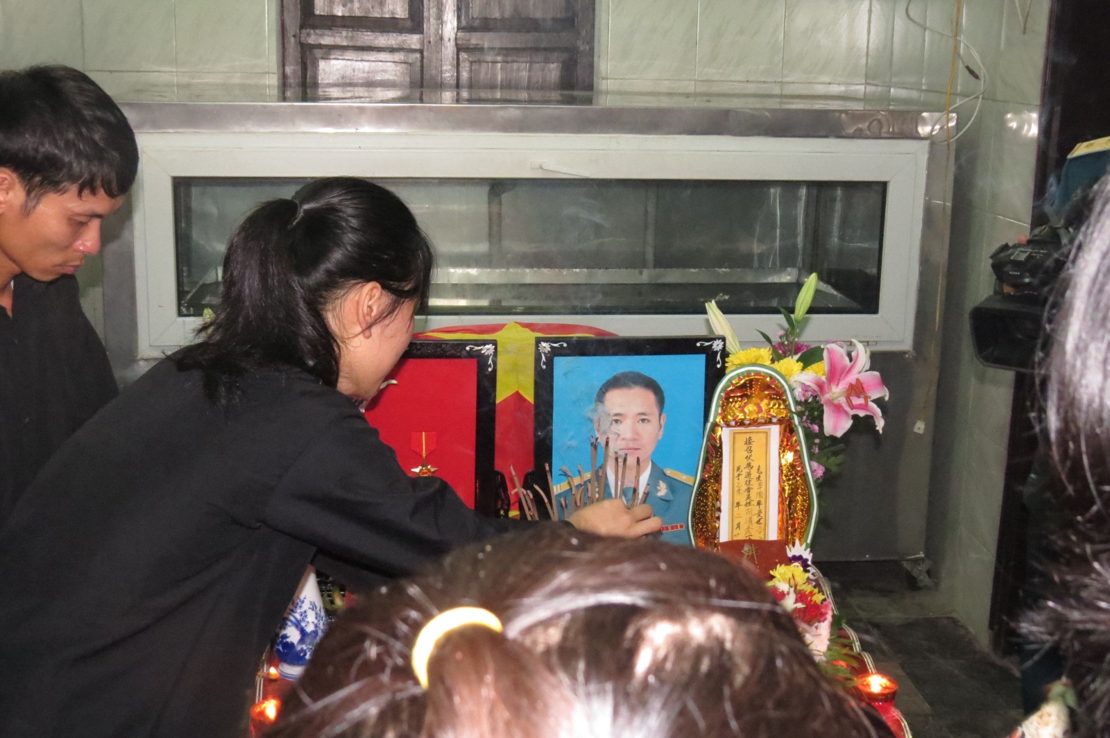 Phi công Nguyễn Anh Tú vừa trở về quê nhà