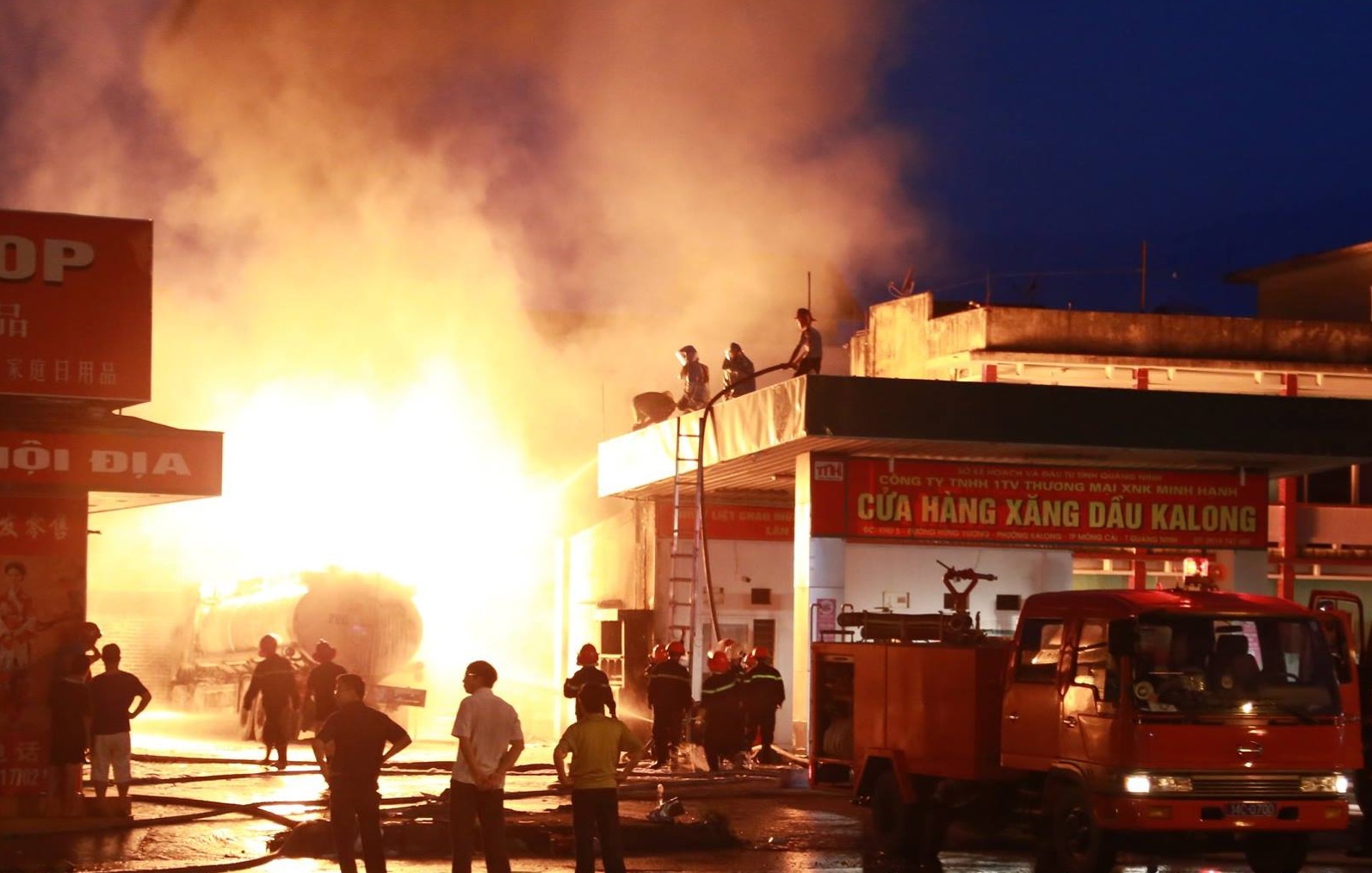 Cay xang o Quang Ninh chay lon suot 3 gio hinh anh