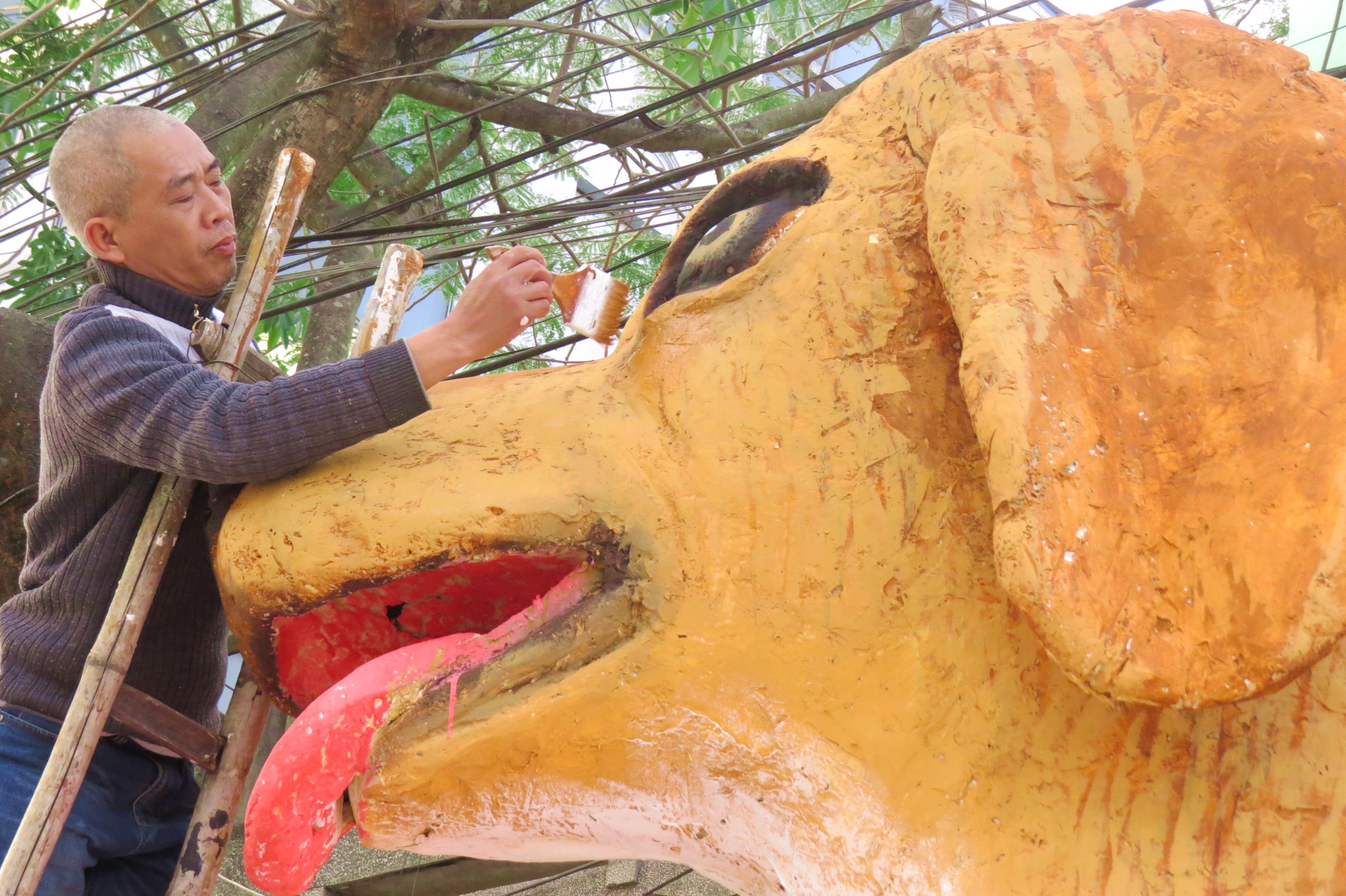 Cho vang sieu khung anh 3