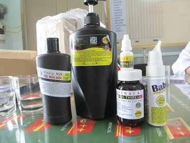 Cấm lưu hành sản phẩm Vinaca từ bột than tre ảnh 1 Cam luu hanh san pham Vinaca tu bot than tre anh 1