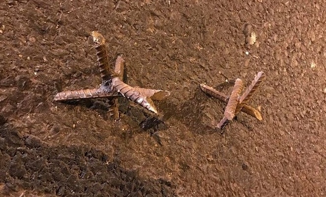 Rải chông trên quốc lộ ảnh 2 Rai chong tren quoc lo anh 2