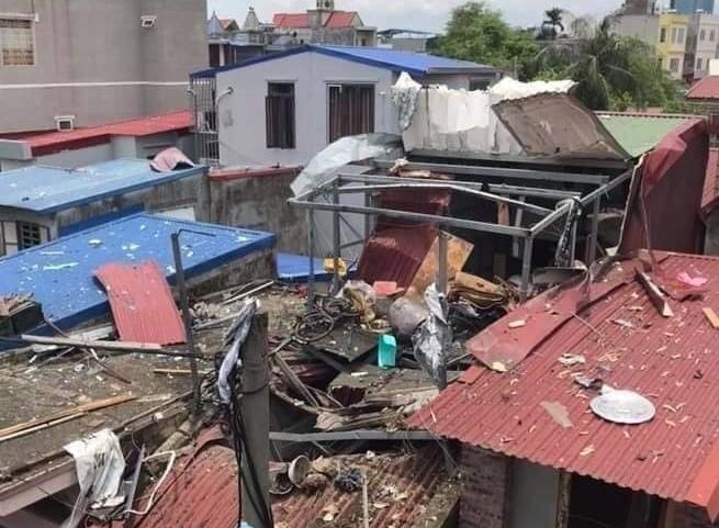 No lon o Hai Phong, mot phu nu tu vong hinh anh