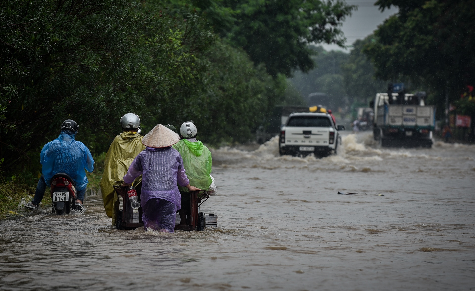 Mua lon gay ngap ung o Ha Noi anh 3
