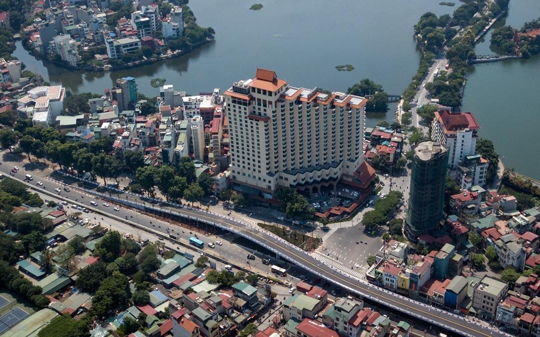 Cau vuot hon 300 ty ben ho Tay truoc ngay thong xe hinh anh