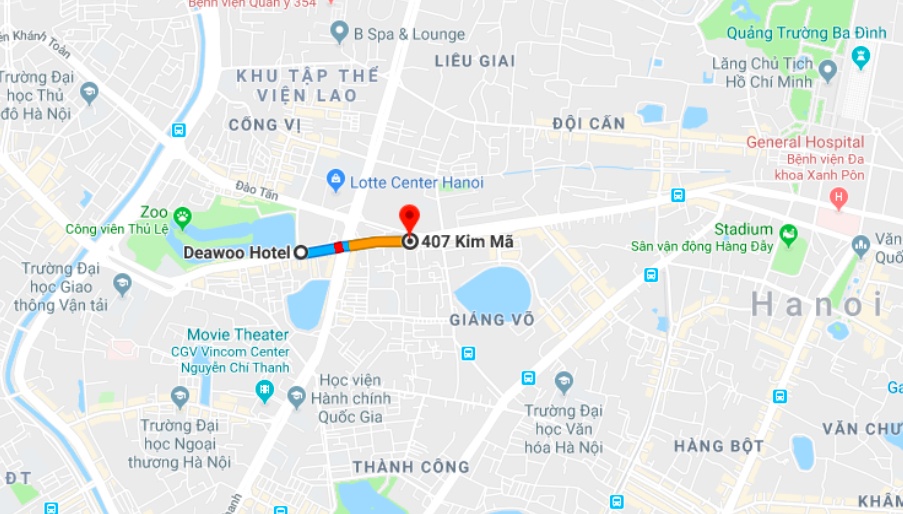 cam duong Kim Ma thi cong duong sat tren cao anh 12