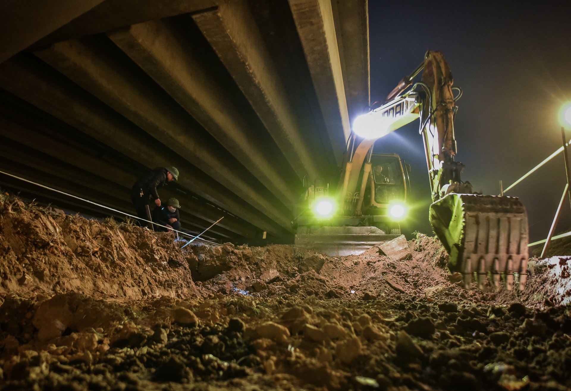 Trang dem dao duong o Thu do anh 2