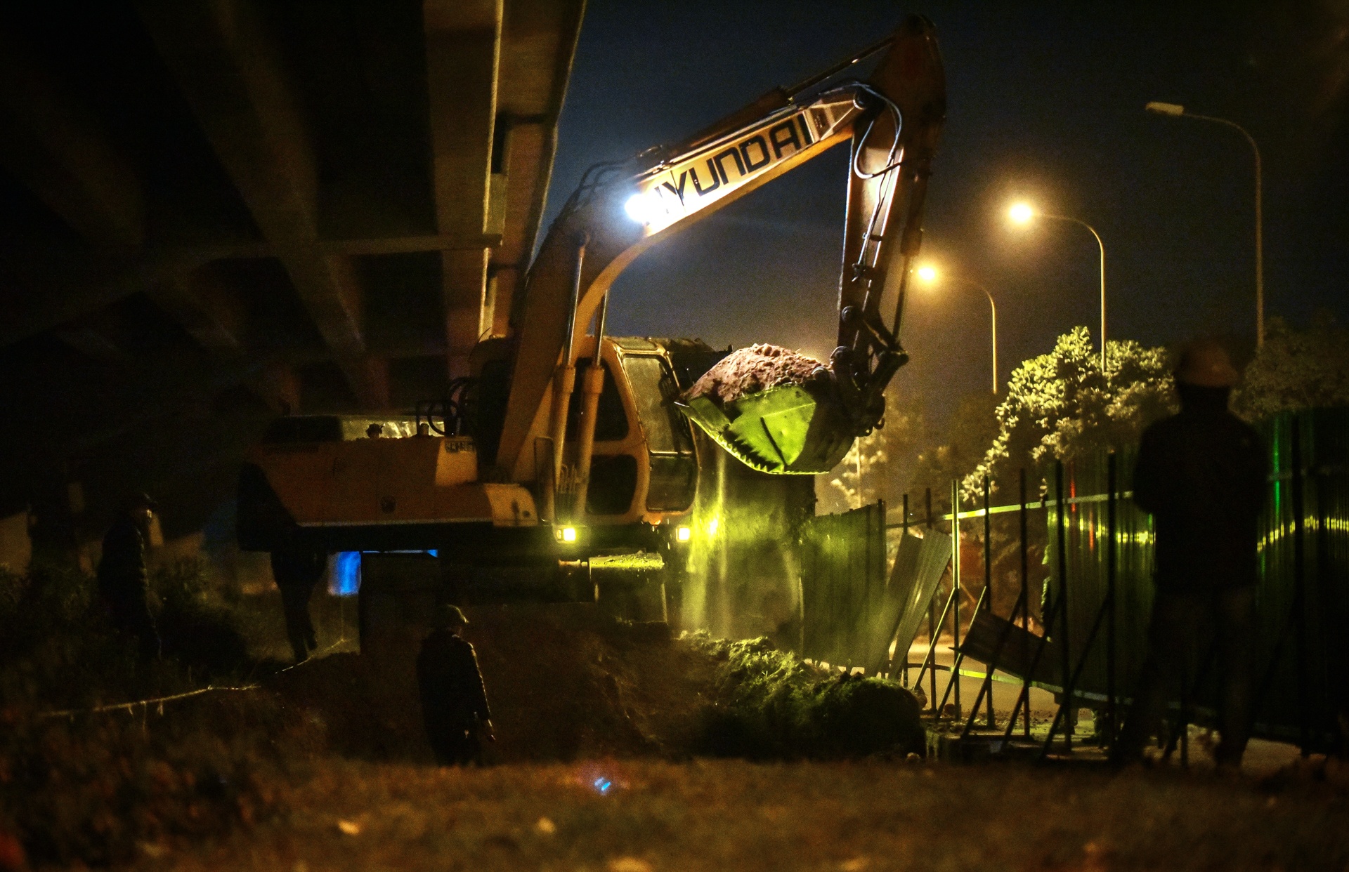 Trang dem dao duong o Thu do anh 3