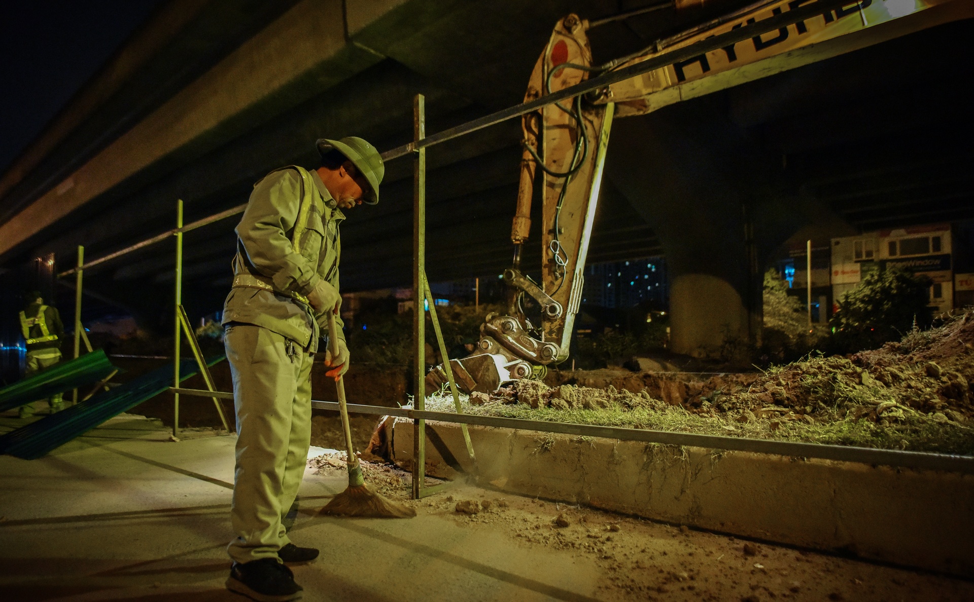 Trang dem dao duong o Thu do anh 8