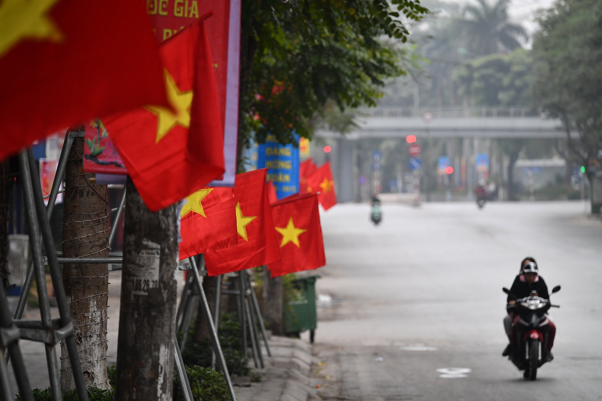 Canh vang ve o Ha Noi sang mung 1 Tet hinh anh