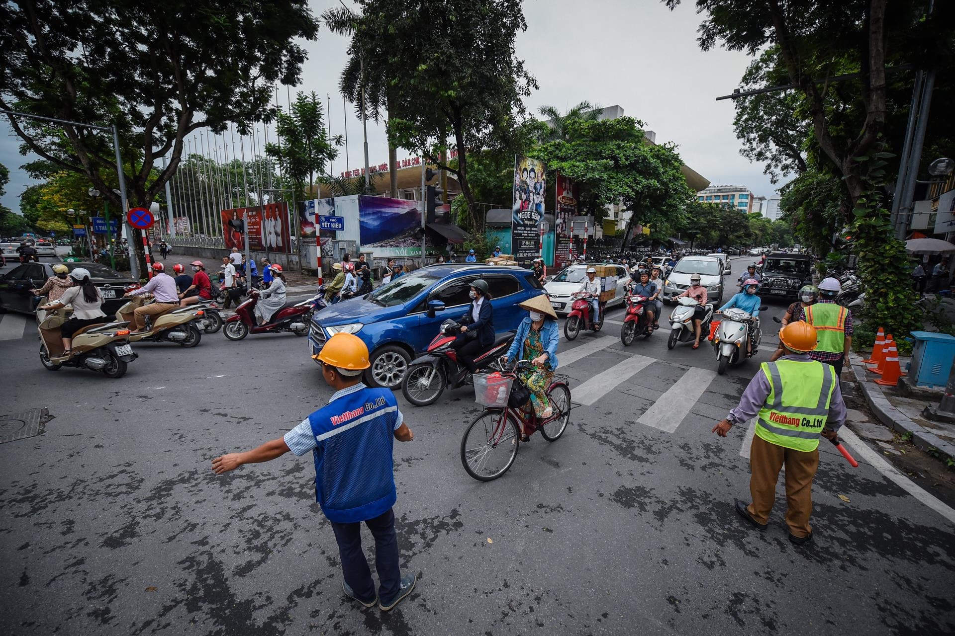 rao duong trung tam Ha Noi lam nha ga metro anh 3